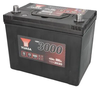 Produktbild von YUASA YBX3000 Starterbatterie 12V 72Ah 630 600A/EN D26 für Auto LKW Batterie