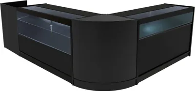 Immagine prodotto di Set di banchi espositivi a LED Gravity, modello CM60 + B1500 + C1500 + TB60 – colore nero