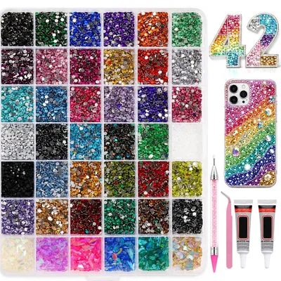 Strass-Set 46000 Teile, 3 mm Harzsteine, DIY-Bastelset