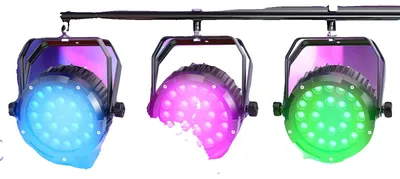 Zdjęcie produktu dla Oświetlenie sceniczne LED, wodoodporne, mieszanie kolorów 6 w 1, wtyczka UE 4 szt.
