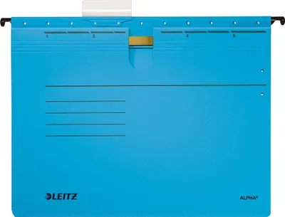 Produktbild von Leitz Hängehefter ALPHA 19840035 A4 kfm. Heftung blau 25 St./Pack.