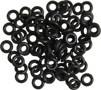 Produktbild von O-Ringe aus Gummi, schwarz, 30 Stück, für sicheren Halt von Aluschäften