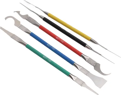 Image de Kit d'outils pour ordinateur,Kit de réparation d'outils d'ouverture pour l'électronique,Outil de réparation d'ouverture,Spudgers métalliques à double extrémité,Kit d'outils de spudger,Kit d'outils de réparation pour l'électronique