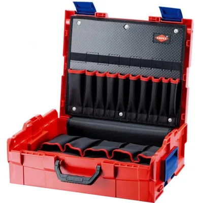Produktbild von KNIPEX Maschinenkoffer 00 21 19 LB ABS Rot L x B H 442 357 151 (00 21 19 LB)