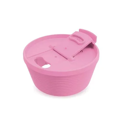 Produktbild von DS Produkte Mehrwegdeckel rosa Ø 72-82 mm für Tassen & Becher, Trinköffnung, warmhaltend