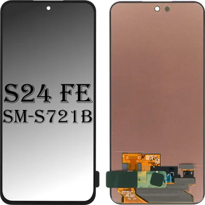 Produktbild von Original AMOLED Display Touchscreen Bildschirm (ohne Rahmen) Schwarz für Samsung Galaxy S24 FE S721B & Werkzeug