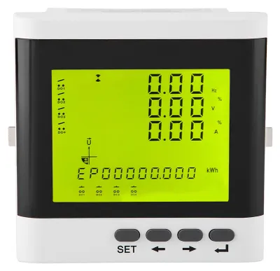 Obrázek produktu pro Multifunkční třífázový programovatelný elektroměr, digitální LED ampérmetr, voltmetr