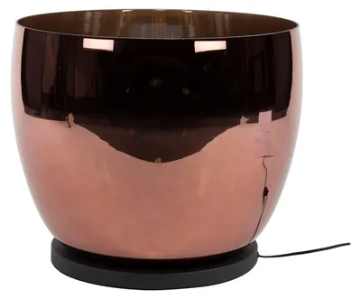 Immagine prodotto di Lampada da terra FURNLUX Up rame e nero 48 cm / Colore principale: marrone / Dimensioni: 48 x 41 x 48 cm