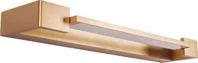 Zdjęcie produktu dla Kinkiet LED FLINK złoty 12W Ciepła biel 960lm aluminium wym:4x45x10cm IP44 Maxlight