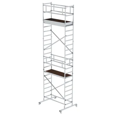Produktbild von Günzburger Steigtechnik Standard-Rollgerüst 0,75 x 1,8 m Plattformhöhe 5,2 m - 166520