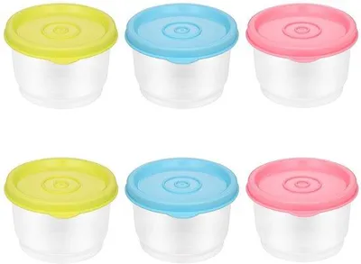 Image de Petits récipients en plastique avec couvercle, empilables, ensemble de cuisine étanche