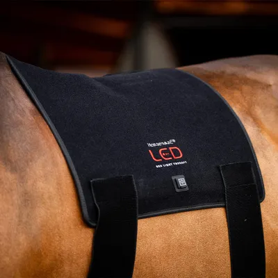Produktbild von Horseware LED Red Light Therapy Pad, Farbe:black/black, Größe:Warmblut