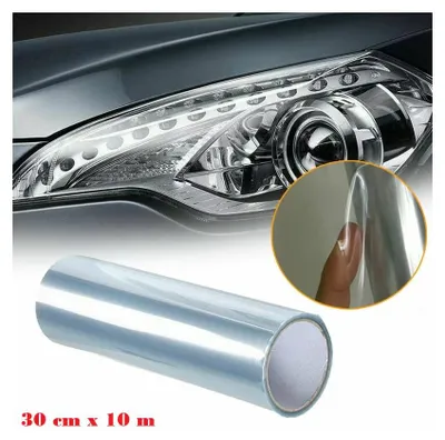 Produktbild von Transparente Schutzfolie für Scheinwerfer, Rücklichter und Blinker, 30 cm x 10 m