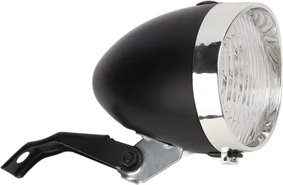 Produktbild von Fahrradscheinwerfer, Retro-Fahrrad, 3-LED-Scheinwerfer, Vintage-Sicherheitswarnleuchte, Nachtlicht, Fahrraddeko (schwarz)