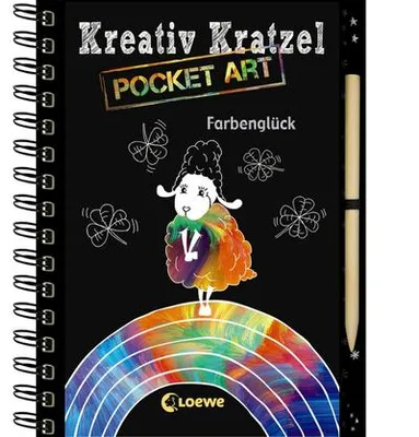 Immagine prodotto di Kreativ-Kratzel Pocket Art: Farbenglück