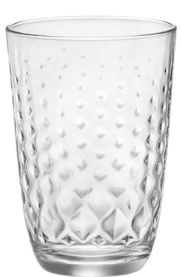 Image de Verres hauts Glit de Bormioli Rocco, capacité de 380 ml, lot de 6