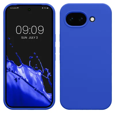 Produktbild von kwmobile Handyhülle für Google Pixel 10a Hülle - Case Silikon - Kabelloses Laden - Schutzhülle Cover in Baltik Blau