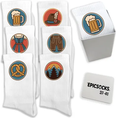 Produktbild von epicsocks Bayernliebe Socken in 37-41 im