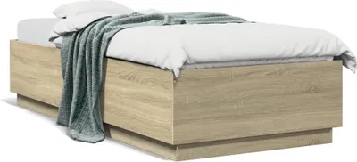 Produktbild von Möbel Bettgestell Sonoma-Eiche 100x200 cm Holzwerkstoff - Klassische Betten 3209718