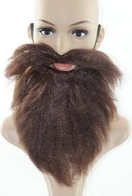 Produktbild von brauner Zwergenbart für Herren