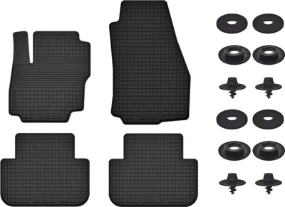 Produktbild von Gummimatten Mit Stoppern Für: Ford Grand C-Max (2011-2015) Schwarz Set