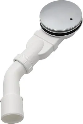 Produktbild von Platte Dusche Abfluss 90mm mit Sifon und Haarfilter extra flach
