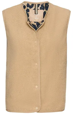 Produktbild von camel active Damen Fleece-Weste mit Knopfverschluss Cashmere, womenswear-40