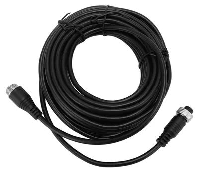 Zdjęcie produktu dla 4-pinowy przedłużacz do kamery cofania, stabilny sygnał, wyraźny obraz, kamera samochodowa, kamera cofania, kabel cofania do ciężarówek, przyczep, autobusów, kamperów