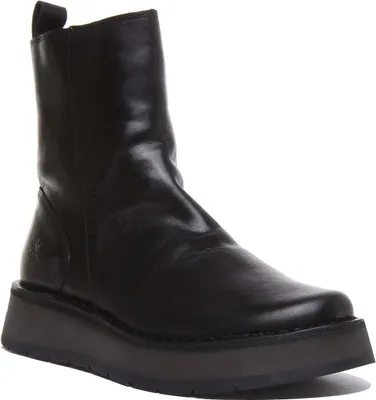 Produktbild von Fly London RENO053 Frauen Plattform Sohle Stiefelette Schwarz – undefined / Schwarz