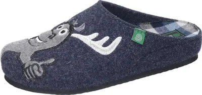 Produktbild von Dr. Brinkmann Damen Herren Hausschuhe Pantoffeln 220004, Größe:40 EU, Farbe:Blau