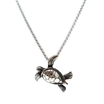 Produktbild von Edelstahlkette Edelstahl 316 TURTLE 50 cm Silber Edelstahlkette