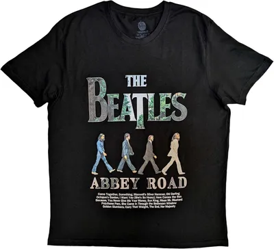 Produktbild von The Beatles - "Abbey Road ´23" T-Shirt für Herren/Damen Uni RO9119 (XL) (Schwarz)