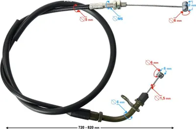 Immagine prodotto di Cavo del gas per ciclomotore FR 2