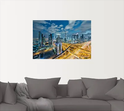 Produktbild von ARTland Wandbild, selbstklebend Dubai III Größe: 120x80 cm