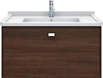 Produktbild von Duravit Möbelwaschtisch Starck 3 85x48,5cm, we WG, m HL, ÜL, Hahnlochbank