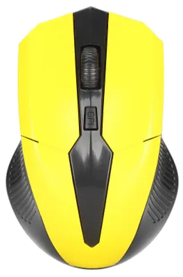 Imagen del producto de Ratón inalámbrico de 2.4 GHz, ergonómico, mini, óptico, accesorio para ordenador, compatible con portátiles, tabletas y PC. Color: amarillo