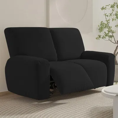 Productafbeelding van Solidchoice - Stretch Sofa Cover voor 2-Zits Relaxstoel met Zakken