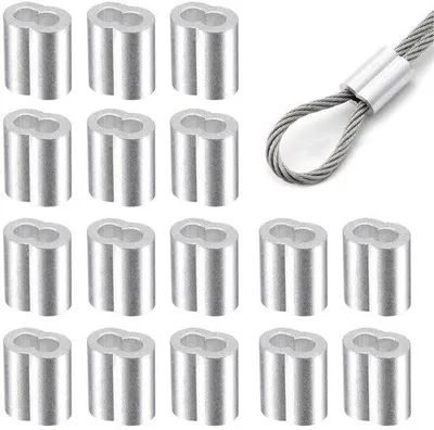 Produktbild von Famanu Kabelklemmen 3 mm Aluminium - 120 Stück