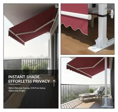 Immagine prodotto di Tende da sole, installazione di serrature, resistente ai raggi UV, FXCTVFLOKF5WA2