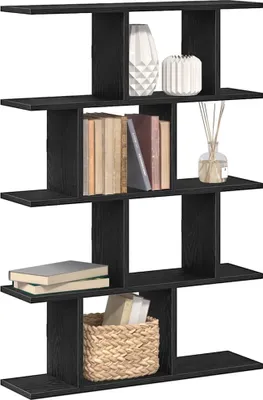 Produktbild von Maison Exclusive - Würfelregal 12 Fächer Schwarz Holzwerkstoff