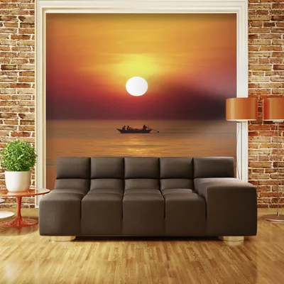 Produktbild von Basera Fototapete Sonnenuntergangsmotiv 100403-202, Vliestapete, 200x154 cm