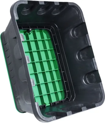 Produktbild von HEITRONIC Bodeneinbaudose Schwarz, Grün 21042 (21042)
