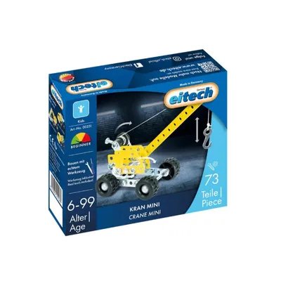Produktbild von eitech Metallbaukasten Kran mini - gelb