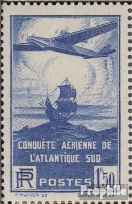 Produktbild von Briefmarken Frankreich 1936 Mi 326 mit Falz Postflugzeug