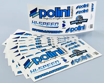 Immagine prodotto di Adesivi POLINI Blue Line