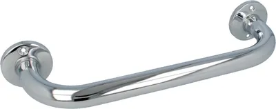 Produktbild von tecuro Wannengriff 300 mm - Messing verchromt - Ø 25 mm Rohr mit runden Rosetten