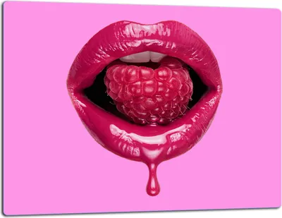 Image de Planche à découper en verre Plaque de recouvrement pour cuisinière Vitrocéramiquefeld Universal 52x40 cm Bouche Fruits