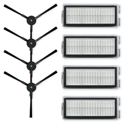 Wartungsset für Conga X70/X50: 4 Filter + 4 Seitenbürsten