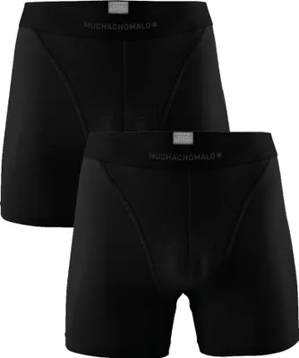 Produktbild von Muchachomalo Herren Boxershorts – 2er Pack – Baumwolle Stretch – Bequeme Unterwäsche – Größe 5XL - U-PIMA1124-24