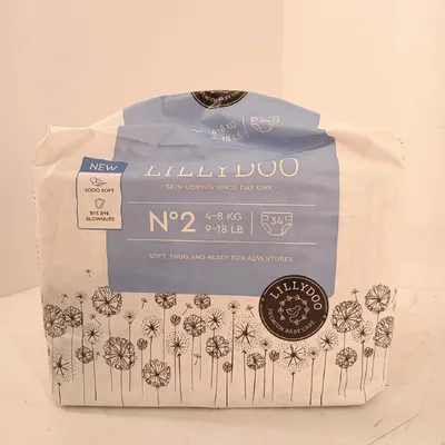 Produktbild von LILLYDOO Babywindeln Windel Hautpflege Größe 2 4 8 kg Halbmonatsbox 102 Stück weich